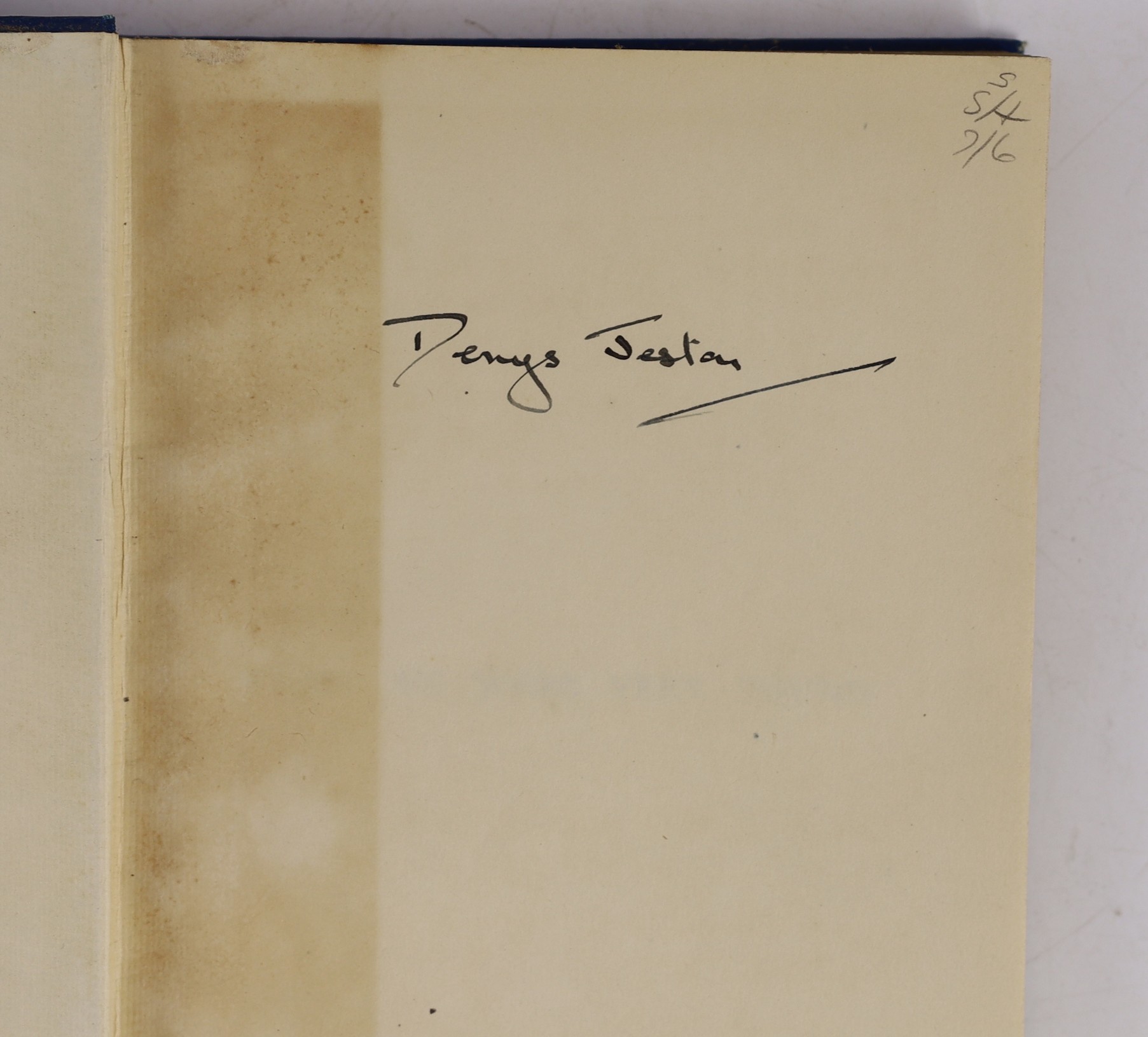Milne, A.A - When We Were Very Young, 1st edition, 1st printing, second state with ix to foot of contents page, illustrated by Ernest Shepard, original blue pictorial cloth gilt stamped, with d/j, ownership inscription (